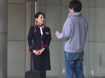 現役CAさんのチンポ即抜きミッション！ファーストクラスな舌で抜きながらも羞恥心を捨てられずに罰ゲームｗ